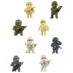 The Real Heroes Figures in 2in Capsules