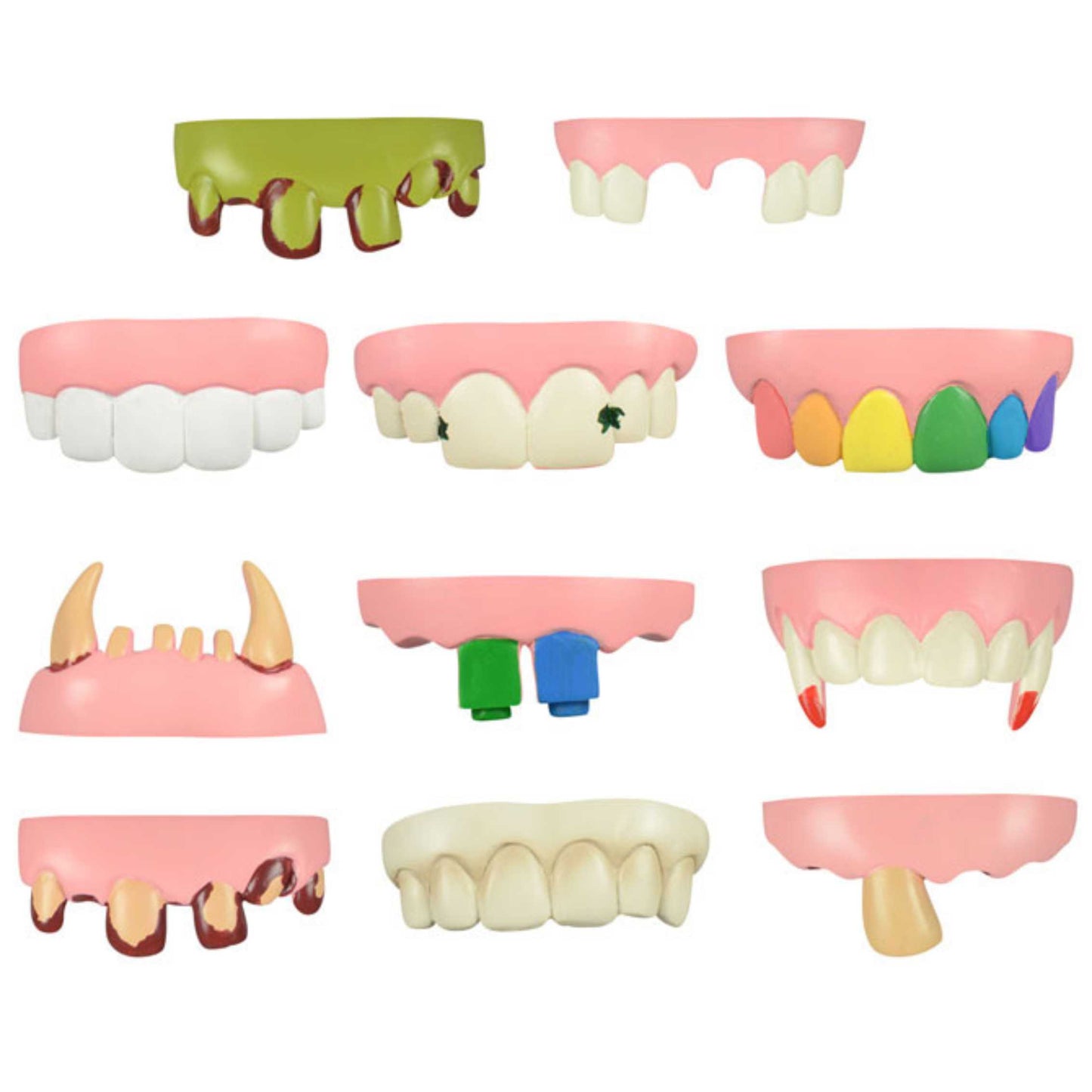 2" Capsule Funny Teeth