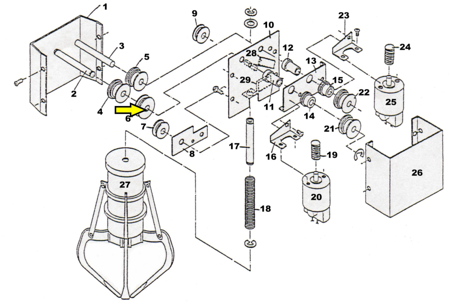 Winding-Cord Wheel